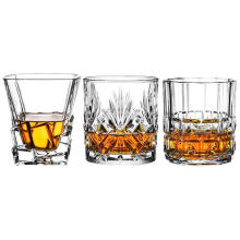 Whiskey Glasses Tumbler Bar Glass Set - Drink Glassware for Wine